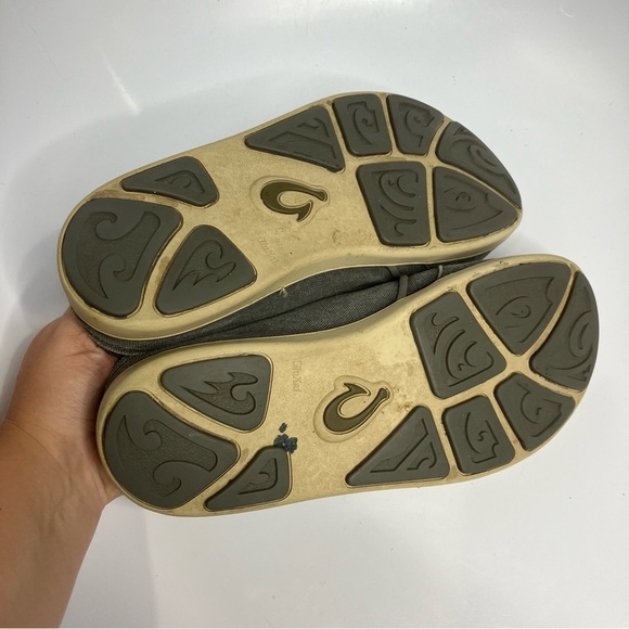 Olukai Nohea Lole slip on shoes loafers gray size 11‎ main image 7